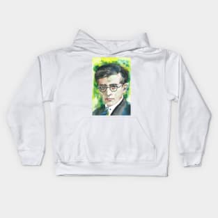 DMITRI SHOSTAKOVICH - watercolor portrait.1 Kids Hoodie